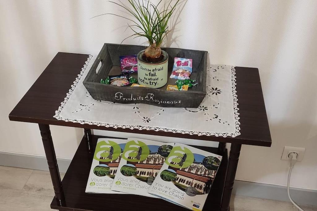 Appartement Cosy A 2 Pas Des Rues Pietonnes ชาลง-ซูร์-ซอน ภายนอก รูปภาพ